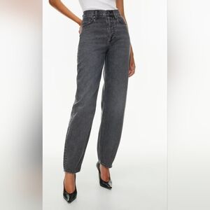 ARITZIA Denim Forum The '80s Jody Hi-rise Baggy Taper Jeans Sz 25